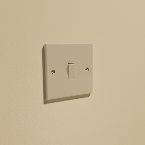 UK Single Light Switch preview image